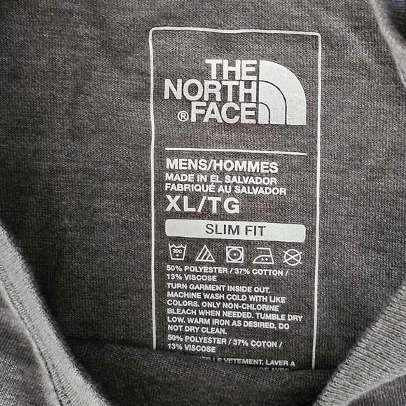 The North Face Men's XL SS Graphic T-Shirt Gray EUC - Picture 3 of 4